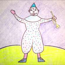 Le Clown blanc - Dessin - Apprendre à dessiner - Dessiner des personnages du Cirque