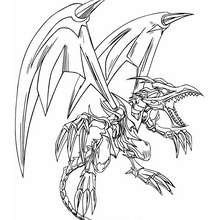 Coloriage de Yu-Gi-Oh : Black Dragon 2 - Coloriage - Coloriage MANGA - Coloriage Yu-Gi-Oh!