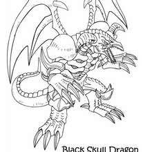 Coloriage de Yu-Gi-Oh : Black Skull Dragon 1