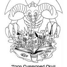 Coloriage de Yu-Gi-Oh : Toon Summoned Skull