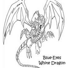 Coloriage de Yu-Gi-Oh : White Dragon 2