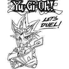 Coloriage de Yu-Gi-Oh 8 - Coloriage - Coloriage MANGA - Coloriage Yu-Gi-Oh!