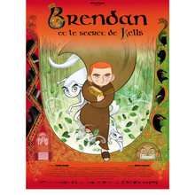 Affiche du film Brendan et le secret de Kells - Coloriage - Coloriage FILMS POUR ENFANTS - Coloriage BRENDAN ET LE SECRET DE KELLS