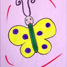 Petit papillon - Dessin - Apprendre à dessiner - Dessiner Pâques