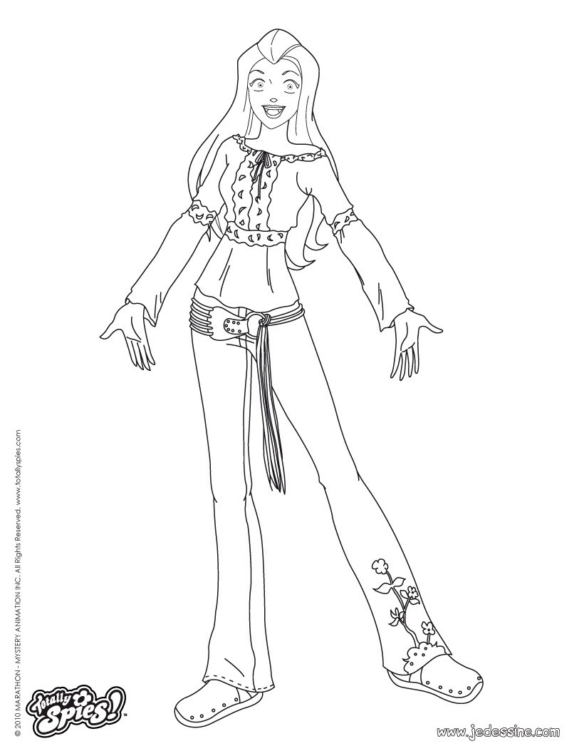 Coloriages sam fashion 4 fr hellokids sam fashion 4