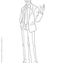 Jerry - Coloriage - Coloriage TOTALLY SPIES - Coloriage JERRY