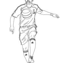 Coloriage : Thierry Henry