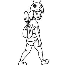 Coloriage costume carnaval coccinelle - Coloriage - Coloriage FETES - Coloriage CARNAVAL - Coloriage CARNAVAL COSTUMES