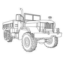 Coloriage camion Truck - Coloriage - Coloriage VEHICULES - Coloriage CAMION - Coloriage CAMION A IMPRIMER