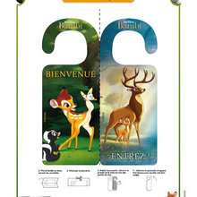 Pancarte de porte Bambi