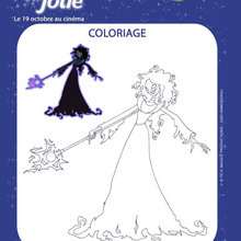 Emilie Jolie et la sorcière - Coloriage - Coloriage FILMS POUR ENFANTS - Coloriage EMILIE JOLIE