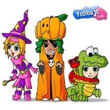 Les Yodimi se déguisent - Jeux - Casse-têtes chinois en ligne - Casse-têtes d'Halloween