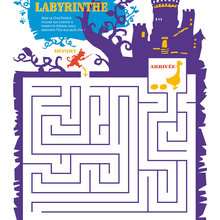 Labyrinthe CHAT POTTE - Coloriage - Coloriage FILMS POUR ENFANTS - Coloriage CHAT POTTE