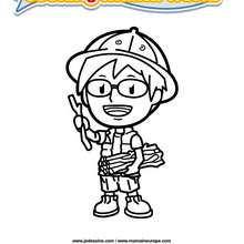 Coloriage Cooking Mama 3 - Club Aventure - Coloriage - Coloriage A IMPRIMER - Coloriage COOKING MAMA WORLD