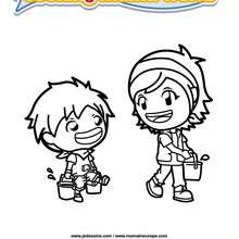 Coloriage Cooking Mama 7 - Club Aventure - Coloriage - Coloriage A IMPRIMER - Coloriage COOKING MAMA WORLD