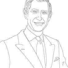 Coloriage du PRINCE CHARLES
