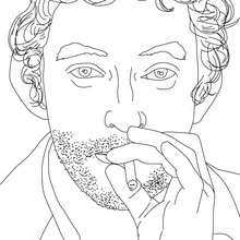 Coloriage SERGE GAINSBOURG