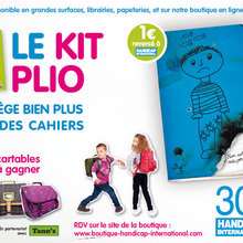 Pour la rentrée, adoptez le Kit Plio de Handicap International