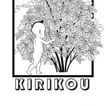 KIRIKOU à imprimer - Coloriage - Coloriage FILMS POUR ENFANTS - Coloriage KIRIKOU et les Hommes et les Femmes