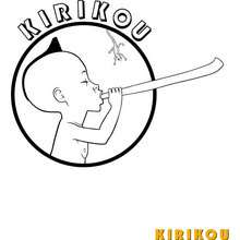 KIRIKOU à dessiner - Coloriage - Coloriage FILMS POUR ENFANTS - Coloriage KIRIKOU et les Hommes et les Femmes