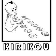 Coloriage à imprimer KIRIKOU - Coloriage - Coloriage FILMS POUR ENFANTS - Coloriage KIRIKOU et les Hommes et les Femmes