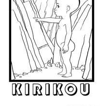 Coloriage gratuit KIRIKOU - Coloriage - Coloriage FILMS POUR ENFANTS - Coloriage KIRIKOU et les Hommes et les Femmes