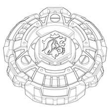 Coloriage FANG LEONE - Coloriage - Coloriage BEYBLADE