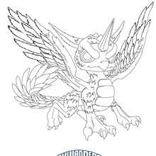Coloriage WHIRLWIND - Coloriage - Coloriage SKYLANDERS GIANTS