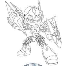 Coloriage CHILL - Coloriage - Coloriage SKYLANDERS GIANTS