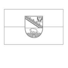 Coloriage du drapeau du LAND DE SAXE-ANHALT