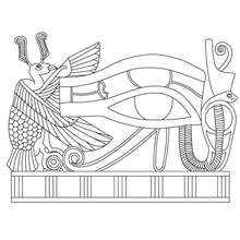 Coloriage : Oeil d'Horus
