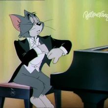 Dessin animé : Tom et Jerry au piano