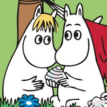 Coloriage MOOMIN - Coloriage PERSONNAGE BD - Coloriage