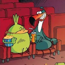 Le Piou au cinéma - Lecture - BD pour enfant - Le Piou, l'oiseau le plus idiot de tous - Le Piou : IDIOT D'OISEAU