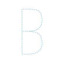 La lettre B - Dessin - Apprendre à écrire - Apprendre à dessiner les lettres de l'alphabet