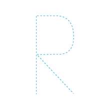 La lettre R - Dessin - Apprendre à écrire - Apprendre à dessiner les lettres de l'alphabet