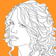 Coloriages TAYLOR SWIFT