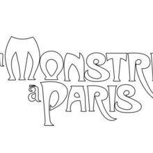 Coloriage du logo d'UN MONSTRE A PARIS