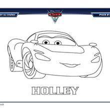 Coloriage Disney : Coloriage HOLLEY CARS 2