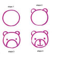 Tuto de dessin : Une tête d'ourson