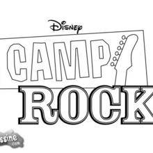 Coloriage du logo de Camprock