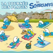 Retrouve les Schtroumpfs cet été à la plage !