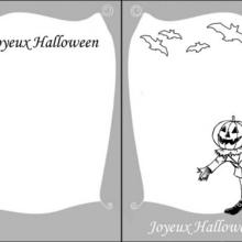 Carte d'invitation Halloween : Jack O'Lantern
