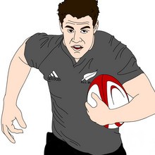 Coloriage RUGBY