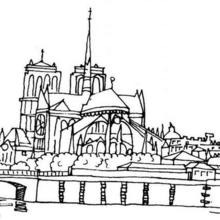 Coloriage de Notre-Dame