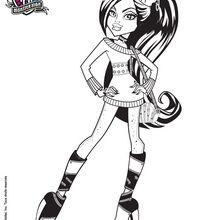 Coloriage : Clawdeen Wolf