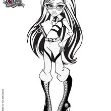 Coloriage : Ghoulia Yelps à imprimer