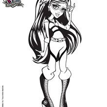 Coloriage : Ghoulia Yelps à colorier