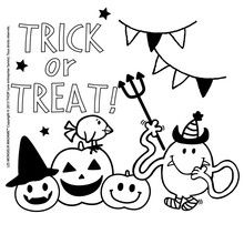 Coloriage : Trick or Treat