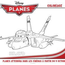 Coloriage Planes 2 : Planes - Bravo